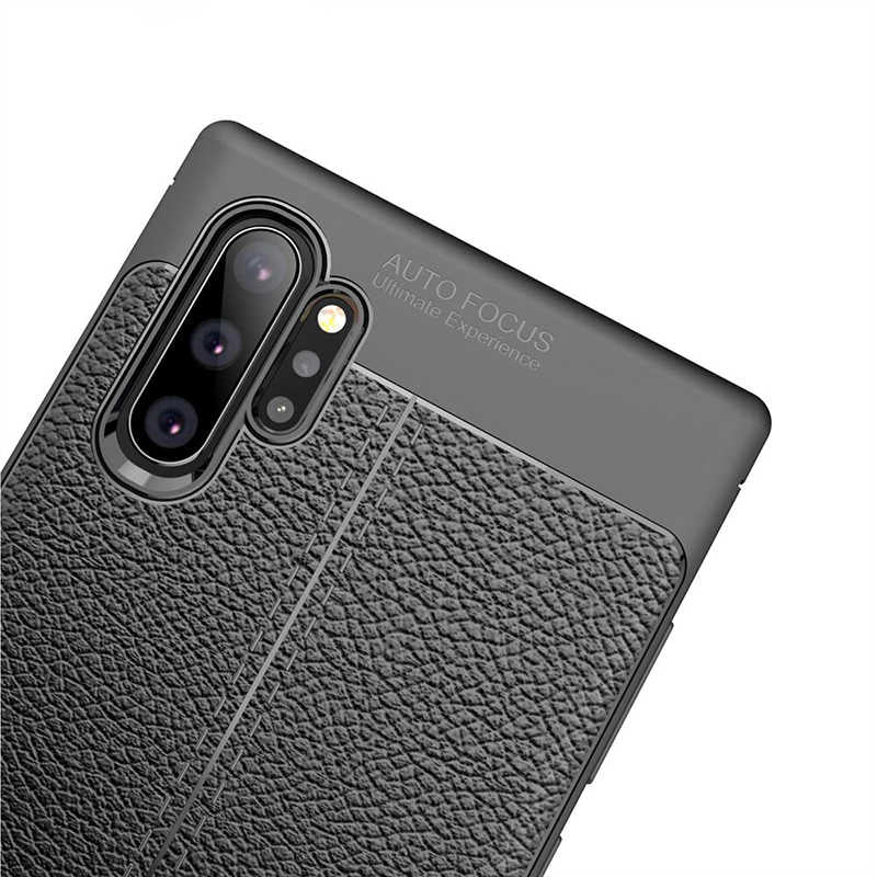 Galaxy Note 10 Plus Kılıf Zore Niss Silikon Kapak Siyah
