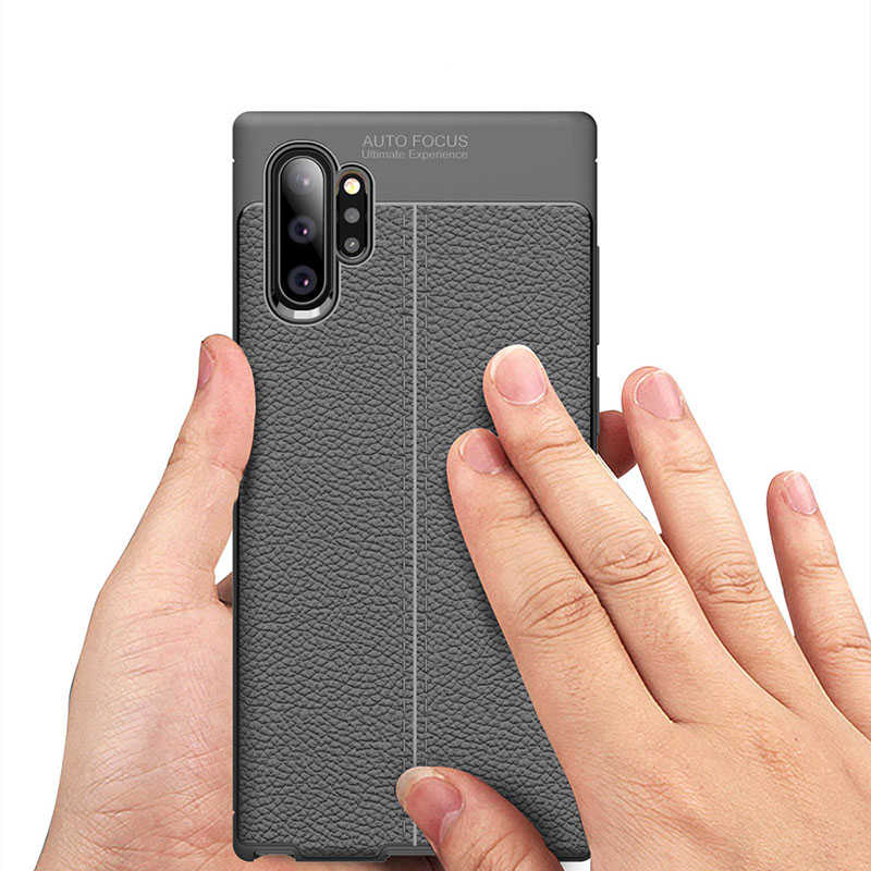 Galaxy Note 10 Plus Kılıf Zore Niss Silikon Kapak Kırmızı