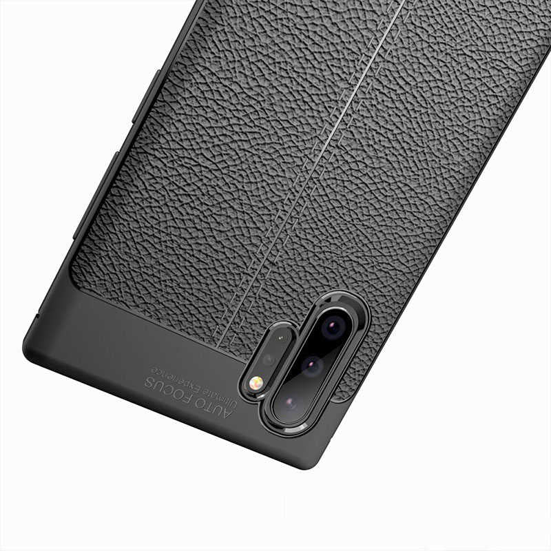 Galaxy Note 10 Plus Kılıf Zore Niss Silikon Kapak Kırmızı