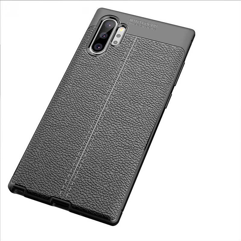 Galaxy Note 10 Plus Kılıf Zore Niss Silikon Kapak Kırmızı