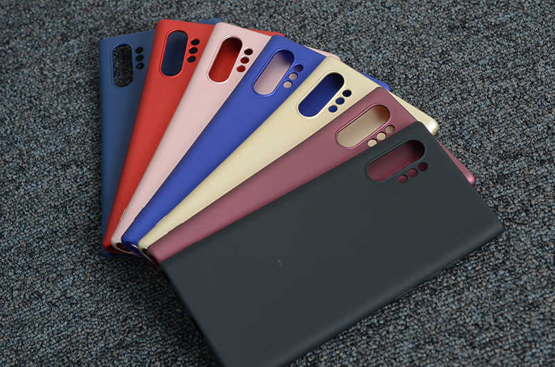 Galaxy Note 10 Plus Kılıf Zore Premier Silikon Kapak Lacivert