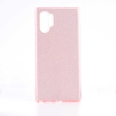 Galaxy Note 10 Plus Kılıf Zore Shining Silikon Rose Gold
