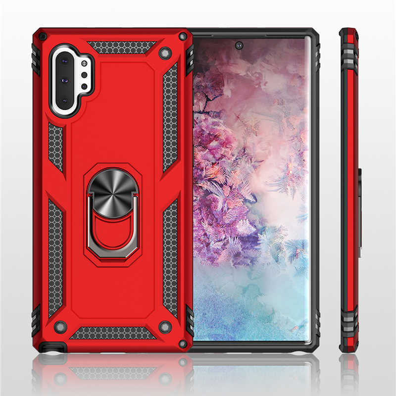 Galaxy Note 10 Plus Kılıf Zore Vega Kapak Gri