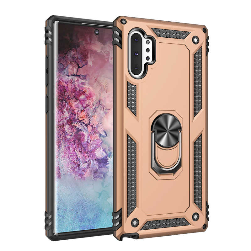 Galaxy Note 10 Plus Kılıf Zore Vega Kapak Gold