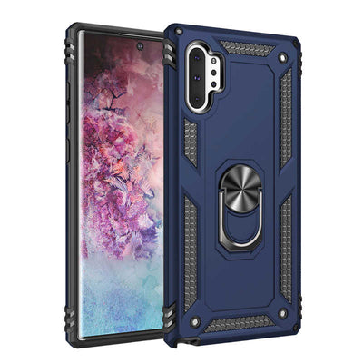 Galaxy Note 10 Plus Kılıf Zore Vega Kapak Mavi