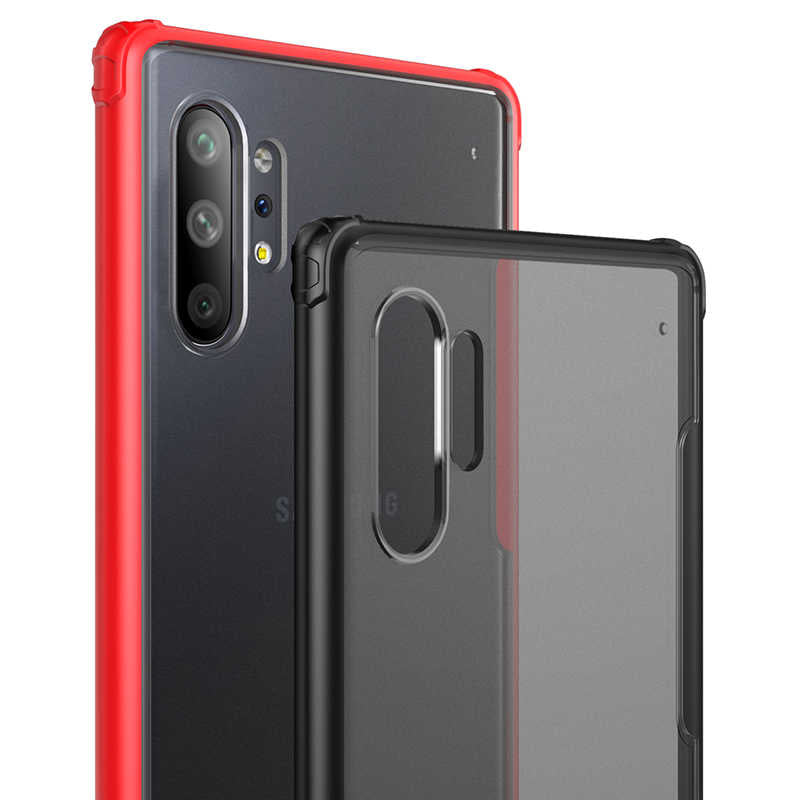 Galaxy Note 10 Plus Kılıf Zore Volks Kapak Kırmızı