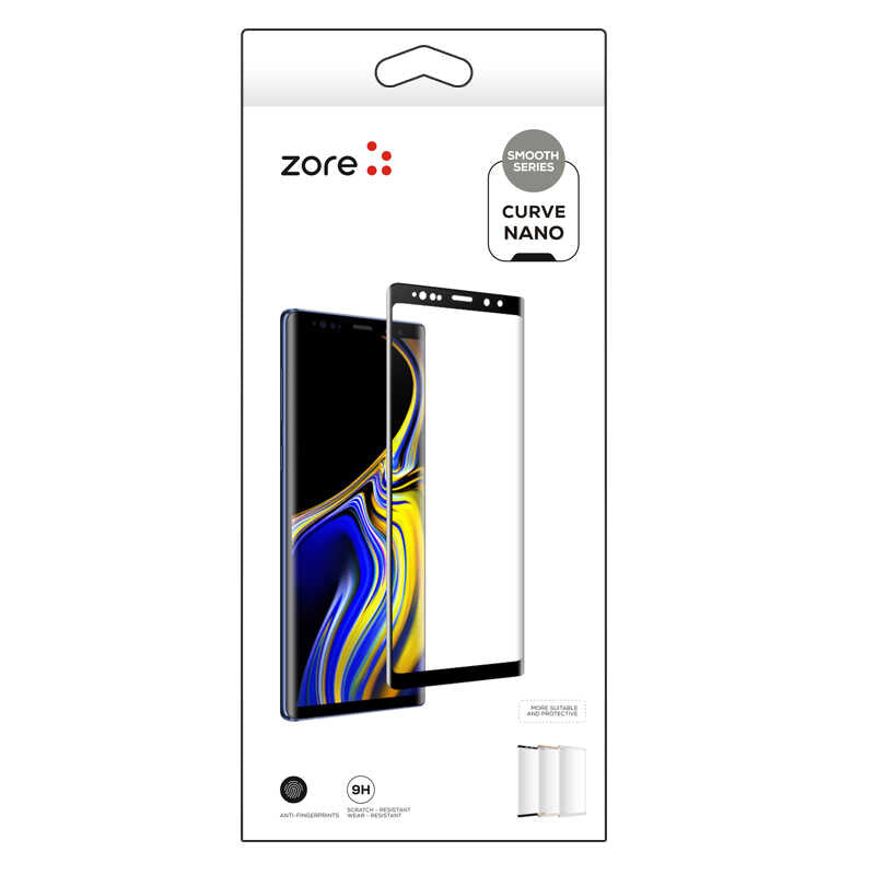 Galaxy Note 10 Plus Zore 3D Short Curve Nano Ekran Koruyucu Siyah