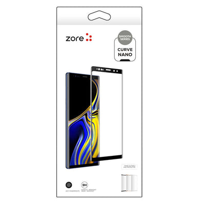 Galaxy Note 10 Plus Zore 3D Short Curve Nano Ekran Koruyucu Siyah