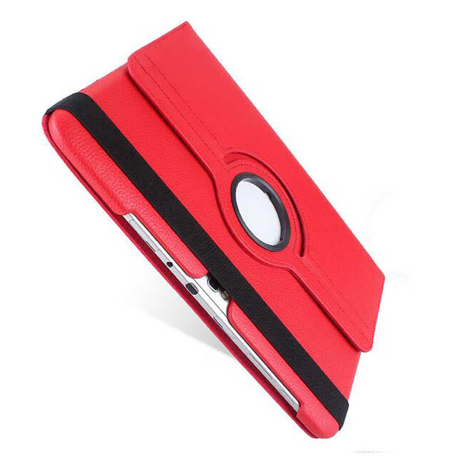 Galaxy Note 10.1 N8000 Zore Dönebilen Standlı Kılıf Turuncu