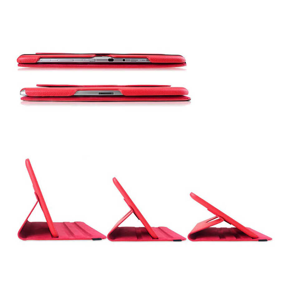 Galaxy Note 10.1 N8000 Zore Dönebilen Standlı Kılıf Mavi