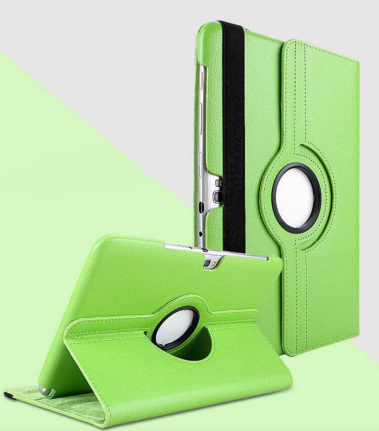 Galaxy Note 10.1 N8000 Zore Dönebilen Standlı Kılıf Yeşil
