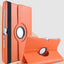 Galaxy Note 10.1 N8000 Zore Dönebilen Standlı Kılıf Turuncu