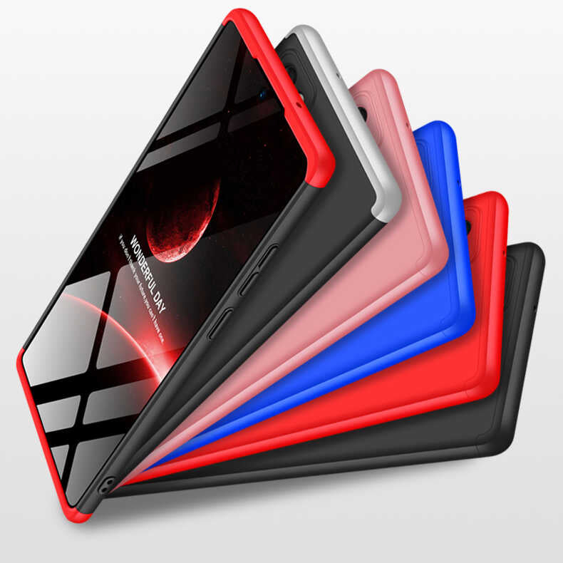 Galaxy Note 20 Kılıf Zore Ays Kapak Siyah-Gri