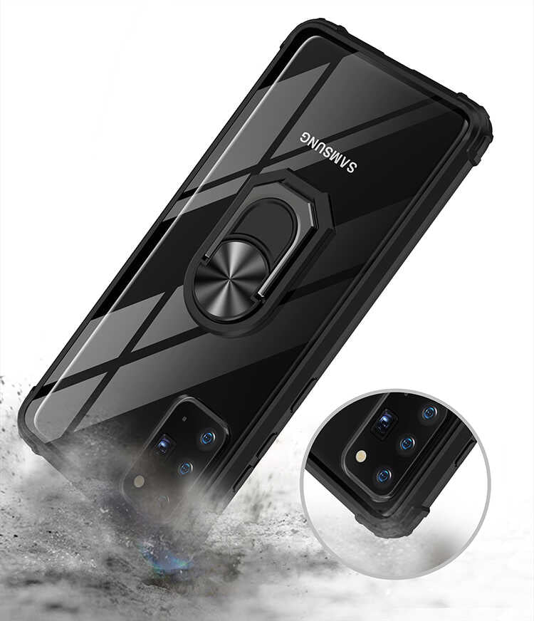 Galaxy Note 20 Kılıf Zore Mola Kapak Siyah