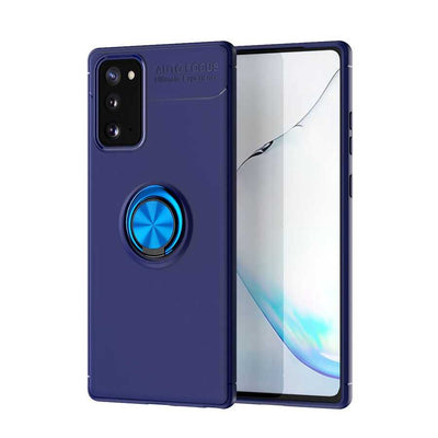 Galaxy Note 20 Kılıf Zore Ravel Silikon Kapak Mavi