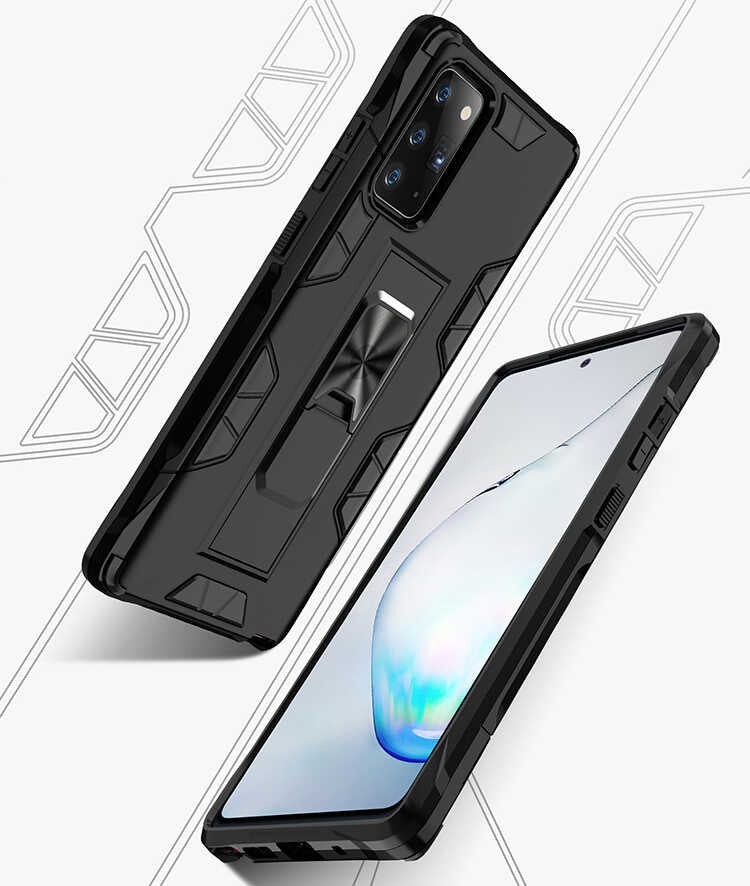 Galaxy Note 20 Kılıf Zore Volve Kapak Lacivert