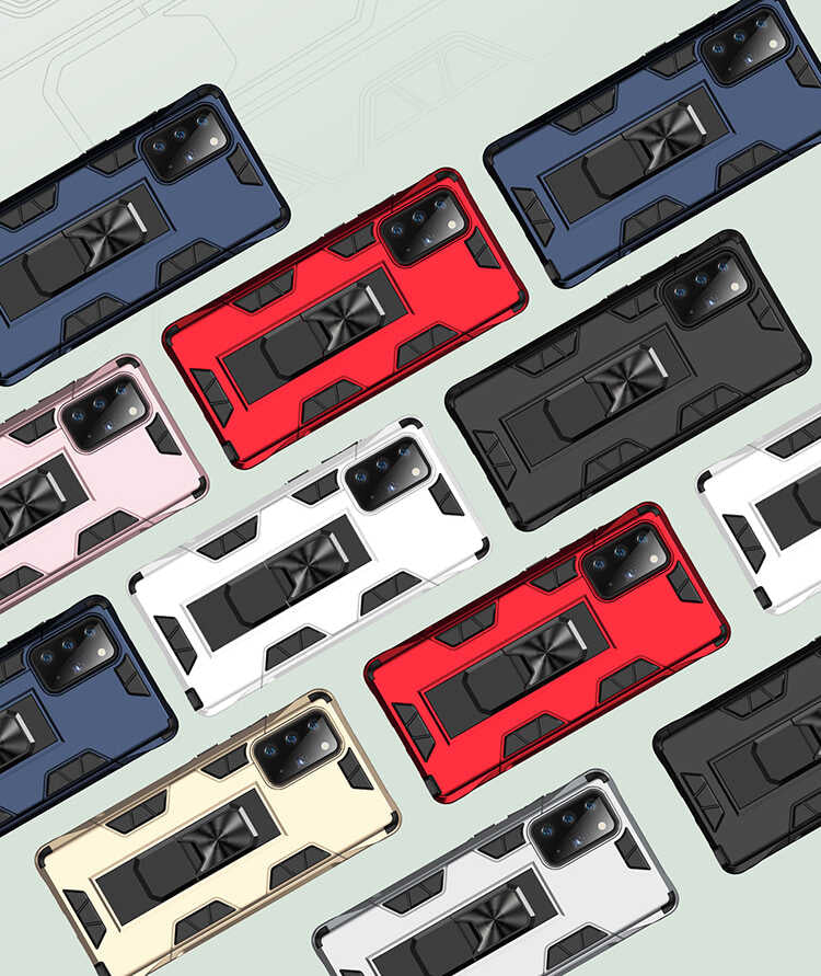 Galaxy Note 20 Kılıf Zore Volve Kapak Gold