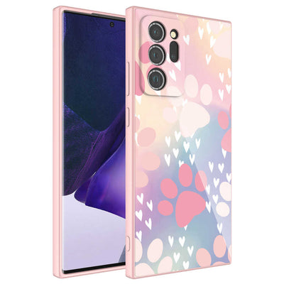Galaxy Note 20 Ultra Kılıf Kamera Korumalı Desenli Sert Silikon Zore Epoksi Kapak NO4