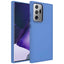 Galaxy Note 20 Ultra Kılıf Metal Çerçeve ve Buton Tasarımlı Silikon Zore Luna Kapak Lavendery Gray