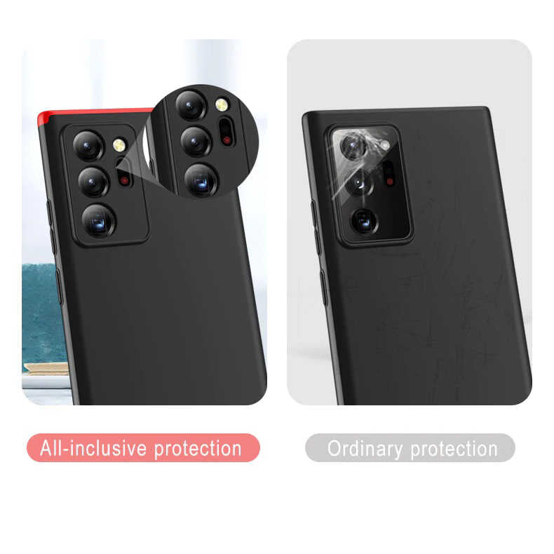 Galaxy Note 20 Ultra Kılıf Zore Ays Kapak Siyah-Gri