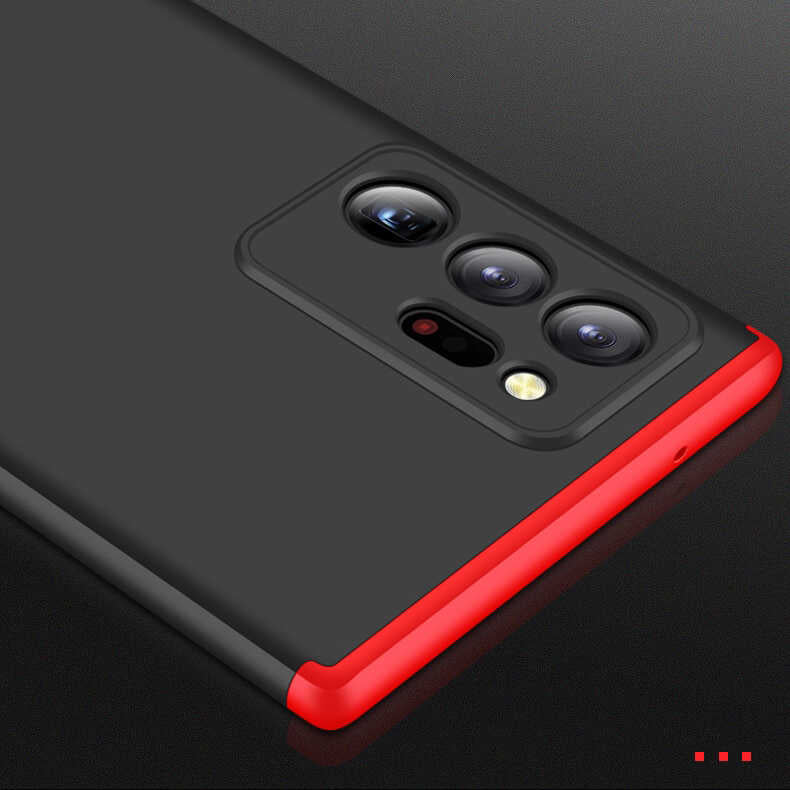 Galaxy Note 20 Ultra Kılıf Zore Ays Kapak Kırmızı