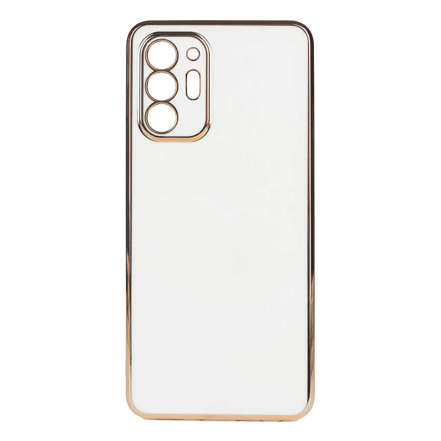 Galaxy Note 20 Ultra Kılıf Zore Bark Kapak Beyaz