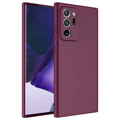 Galaxy Note 20 Ultra Kılıf Zore Mara Lansman Kapak Koyu Mor