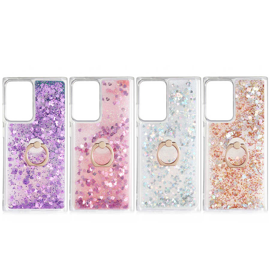 Galaxy Note 20 Ultra Kılıf Zore Milce Kapak Gold