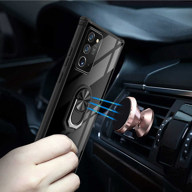 Galaxy Note 20 Ultra Kılıf Zore Mola Kapak Siyah