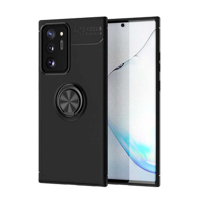 Galaxy Note 20 Ultra Kılıf Zore Ravel Silikon Kapak Siyah