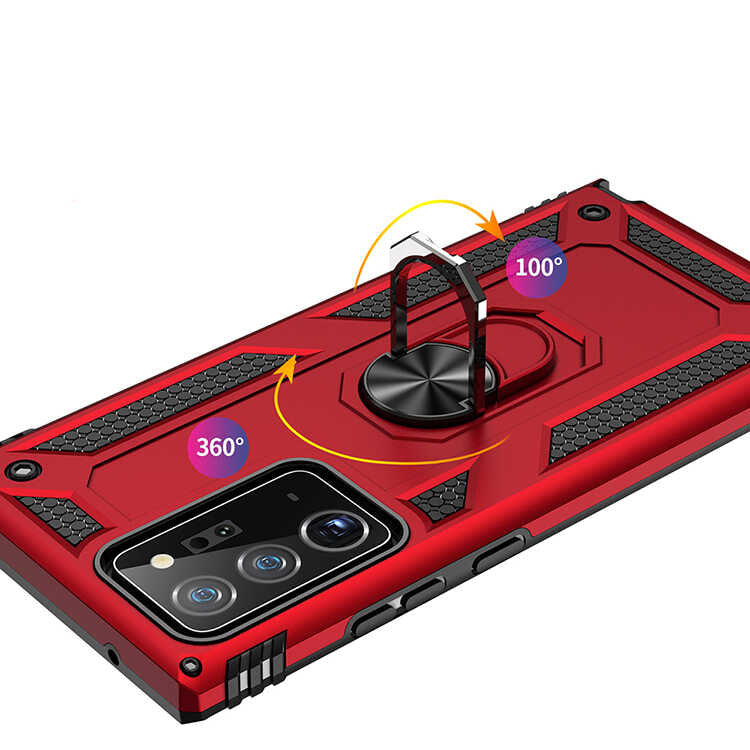 Galaxy Note 20 Ultra Kılıf Zore Vega Kapak Gold