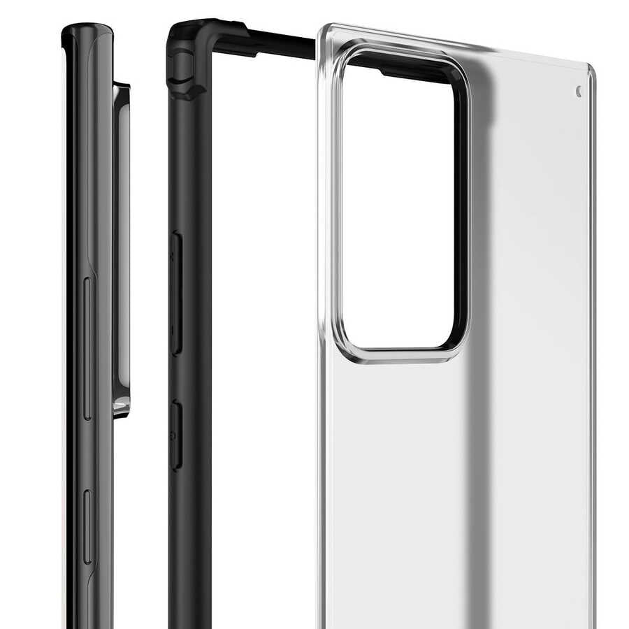 Galaxy Note 20 Ultra Kılıf Zore Volks Kapak Koyu Yeşil