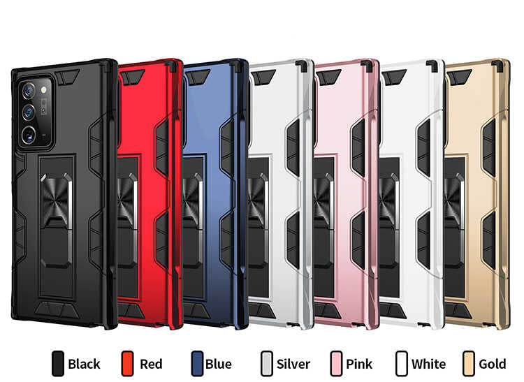 Galaxy Note 20 Ultra Kılıf Zore Volve Kapak Kırmızı