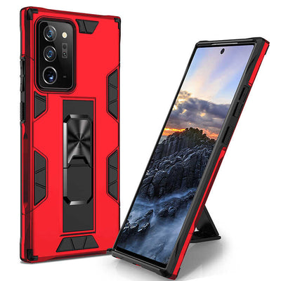 Galaxy Note 20 Ultra Kılıf Zore Volve Kapak Kırmızı