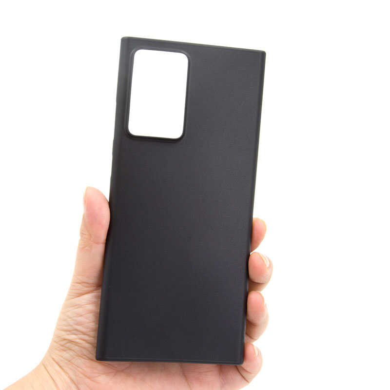 Galaxy Note 20 Ultra Zore 1.Kalite PP Silikon Siyah