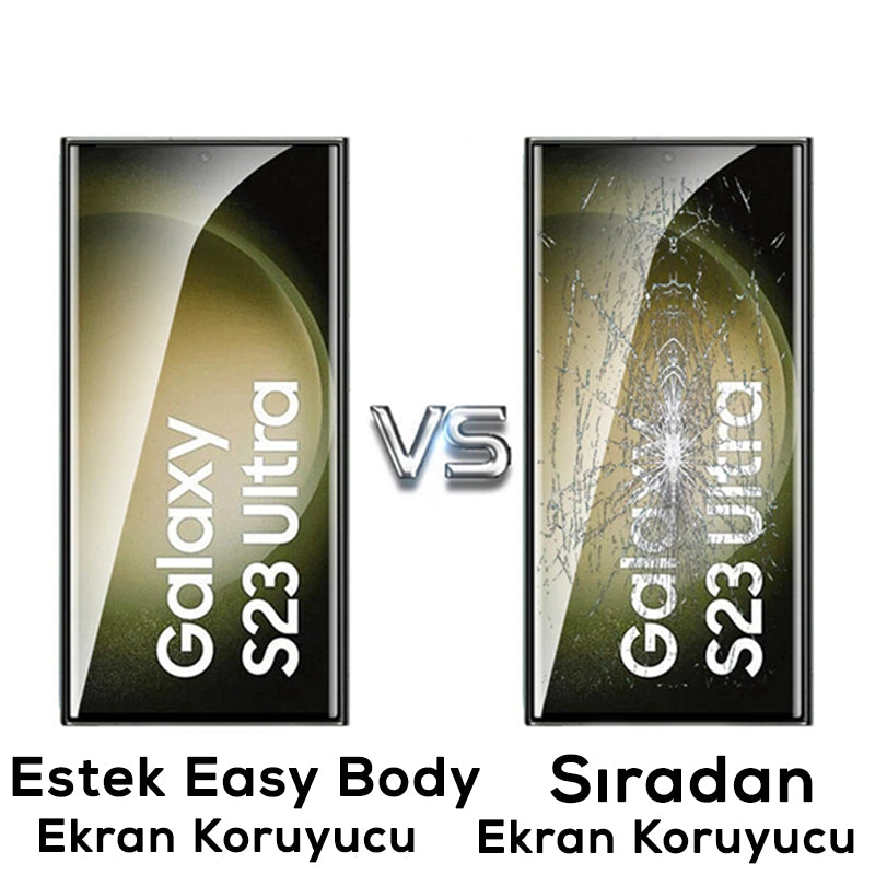 Galaxy Note 20 Ultra Zore Hizalama Aparatlı Estek Easy Body Ekran Koruyucu Siyah