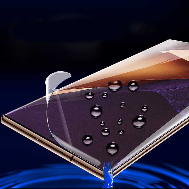Galaxy Note 20 Ultra Zore Süper Pet Ekran Koruyucu Jelatin Siyah