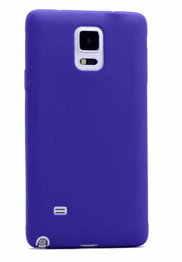 Galaxy Note 3 Kılıf Zore Premier Silikon Kapak Mor