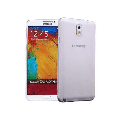 Galaxy Note 3 Kılıf Zore Süper Silikon Kapak Renksiz