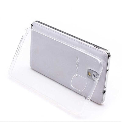 Galaxy Note 3 Kılıf Zore Süper Silikon Kapak Renksiz