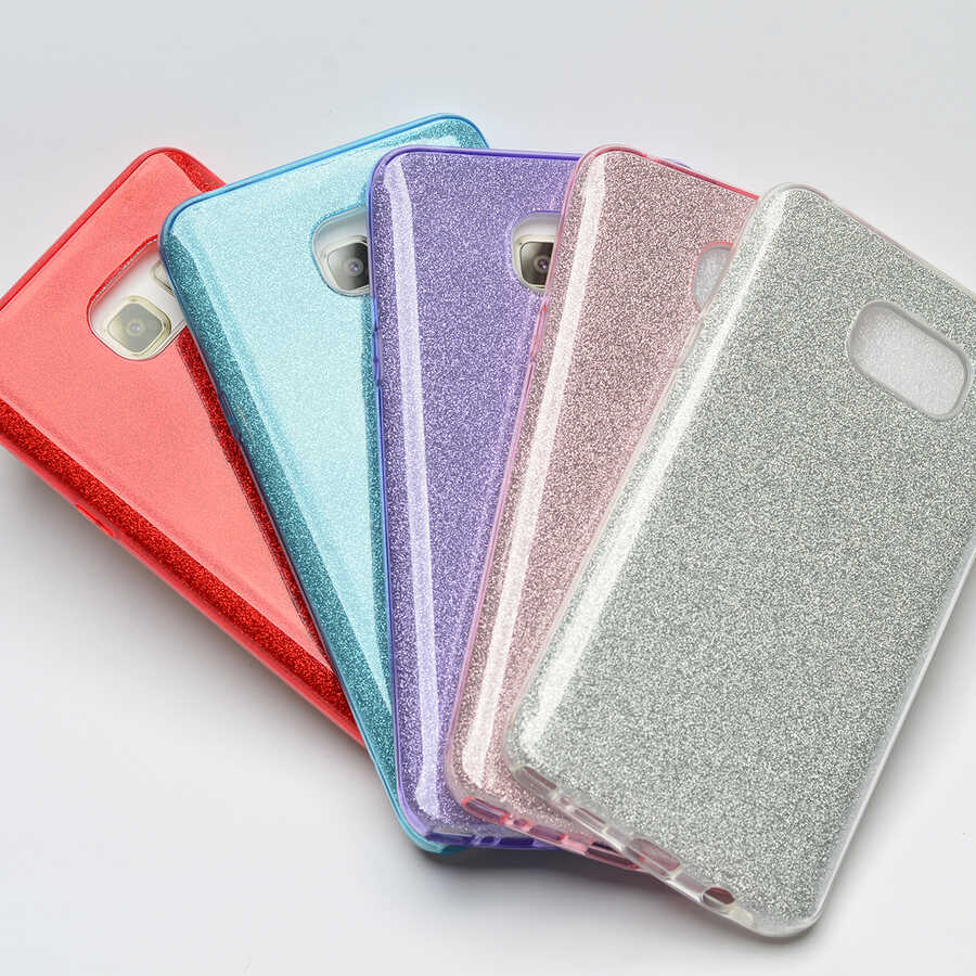 Galaxy Note 5 Kılıf Zore Shining Silikon Rose Gold