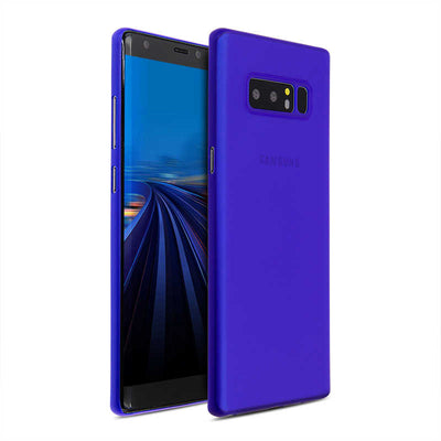 Galaxy Note 8 Kılıf Zore 1.Kalite PP Silikon Mavi