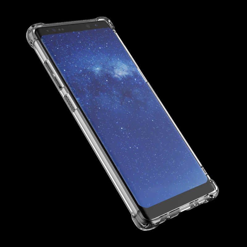 Galaxy Note 8 Kılıf Zore Nitro Anti Shock Silikon Renksiz