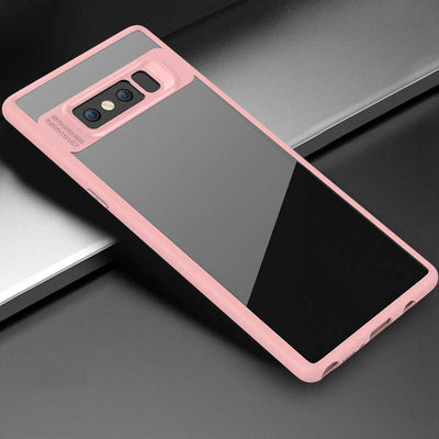 Galaxy Note 8 Kılıf Zore Buttom Kapak Pembe