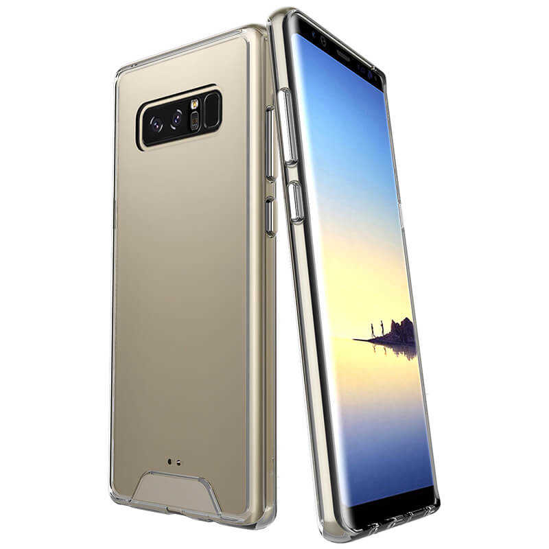 Galaxy Note 8 Kılıf Zore Gard Silikon Renksiz