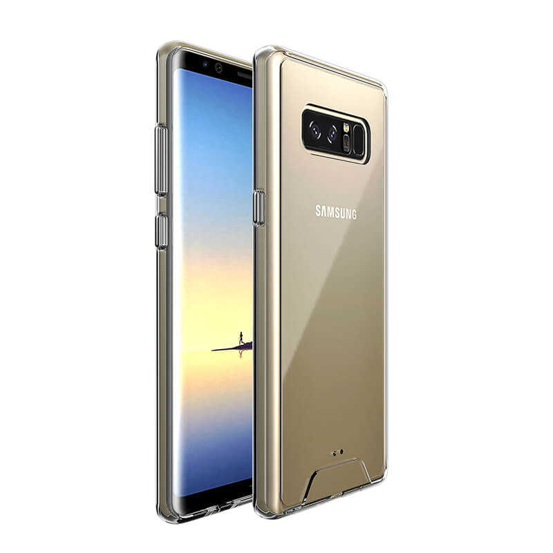 Galaxy Note 8 Kılıf Zore Gard Silikon Renksiz