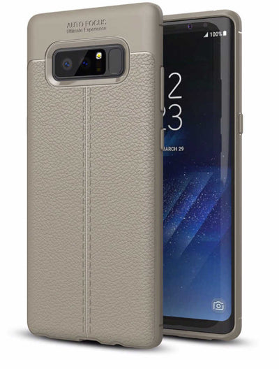 Galaxy Note 8 Kılıf Zore Niss Silikon Kapak Gri