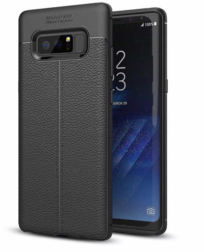 Galaxy Note 8 Kılıf Zore Niss Silikon Kapak Kırmızı
