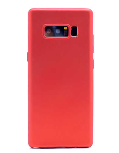 Galaxy Note 8 Kılıf Zore Premier Silikon Kapak Kırmızı