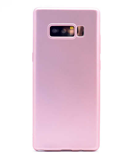 Galaxy Note 8 Kılıf Zore Premier Silikon Kapak Rose Gold